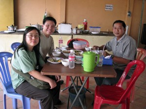 Lunch with our driver