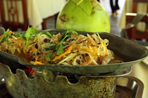 Steamed snakehead fish