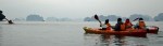 Kayaking at Ha Long Bay