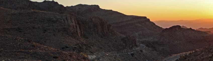 Sunset on Old Route 66